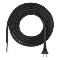 Flexo šňůra gumová 2x1,5mm2 3m černá EMOS S03330