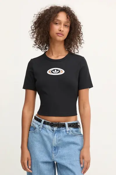 Tričko adidas Originals Cut Out Rib Tee