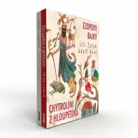 Ezopovy bajky / Chytrolíni z Hloupětína (box) (Defekt) - Jiří Žáček, Adolf Born