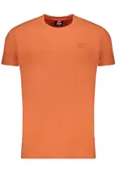 Pánské oranžové triko s krátkým rukávem