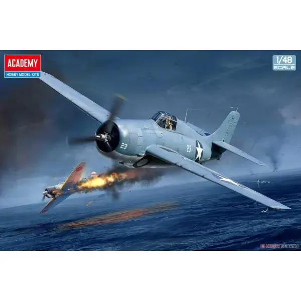 Model Kit letadlo 12355 - USN F4F-4 Wildcat "Bitva o Midway" (1:48)
