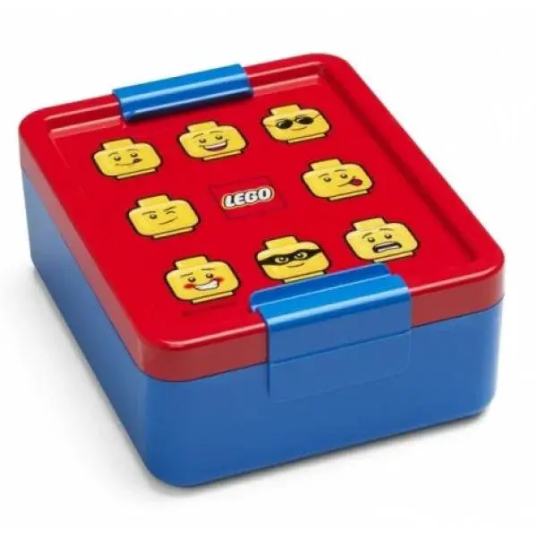 LEGO® ICONIC Classic box na svačinu - červená / modrá