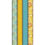 Dárkový balicí papír Rosalie - 2 x 0,7 m, mix motivů