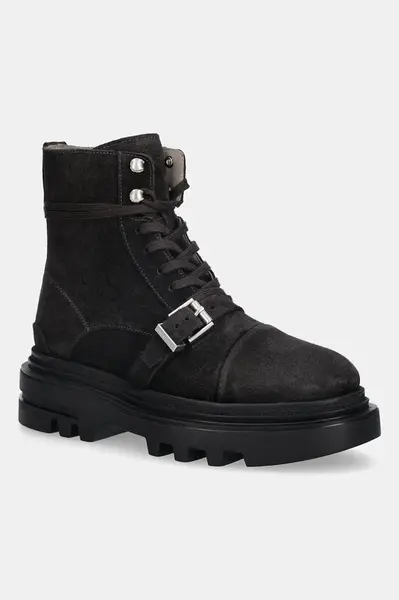 Semišové boty AllSaints Astrid Suede Boot