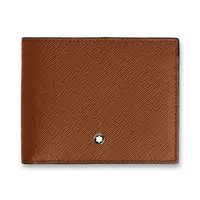 Peněženka Montblanc Sartorial 6 cc, hnědá