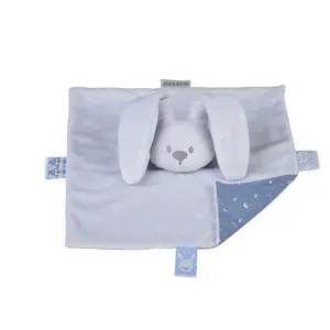 Nattou Mazlíček mini Lapidou Glow světle modrý 28 cm, 0 m+