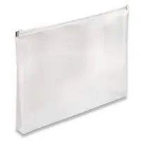 Plastová ZIP obálka, A5, 5 ks - průhledná