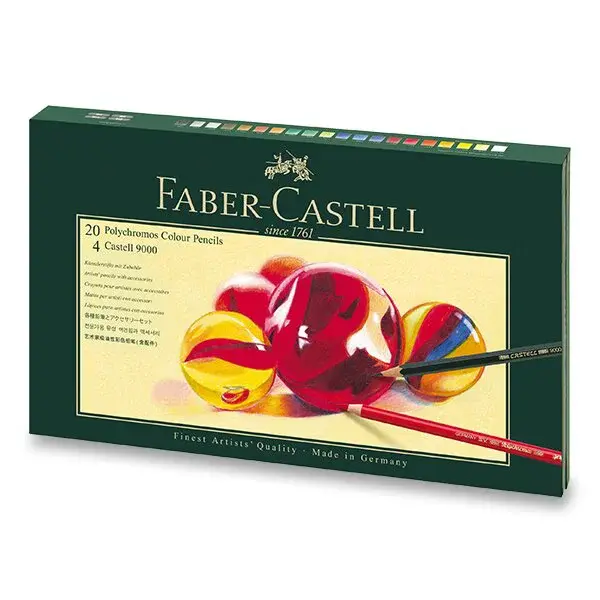 Farebné ceruzky Faber-Castell Polychromos 20 farieb