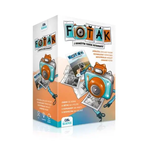 Albi Fotoaparát s termotiskem - Modrý