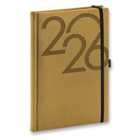 Týdenní diář Presco Ajax 2026 - A5, zlatý