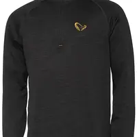 Savage gear mikina regenerator half zip fleece kombu green - xl