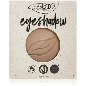 puroBIO Cosmetics Compact Eyeshadows oční stíny – náhradní náplň odstín 02 Dove Gray 2.5 g