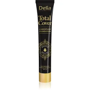 Delia Cosmetics Total Cover voděodolný make-up SPF 20 odstín 56 Tan 25 g