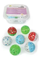 Hračka box míček jingle 2-barevný 4cm 7ks