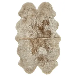 Linea Natura OVČÍ KOŽEŠINA, 110/180 cm, béžová