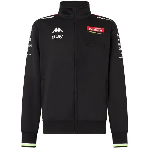 Kappa ATRISAM VR46 Pánska mikina, čierna, veľkosť