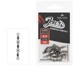 Mikado obratlík jaws fourfold swivels 5 ks 25 kg