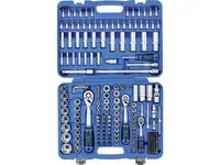 BGS technic Gola sada 1/4", 3/8", 1/2" hlavice Super-lock, 191 dílů- BGS 102292