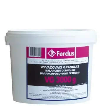 Vyvažovací granulát (prášek) VG (3000, 5000 g) - Ferdus Hmotnost: 3000 g