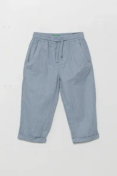 Dětské plátěné kalhoty United Colors of Benetton