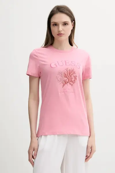Bavlněné tričko Guess