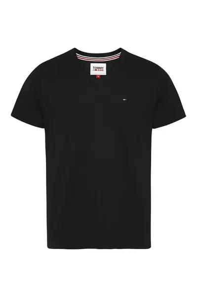 Tommy Hilfiger černé tričko s krátkým rukávem