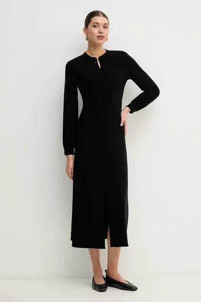 Šaty Marella ALDA černá barva, maxi, 2513621071200