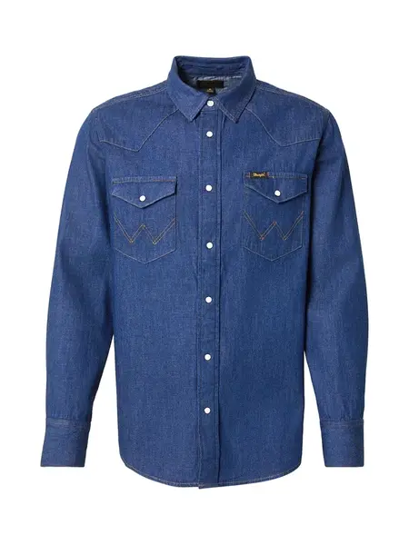 WRANGLER Košeľa  modrá denim
