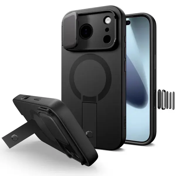 Tech-Protect Kevlar Aura MagSafe pouzdro, iPhone 17 Pro, černé