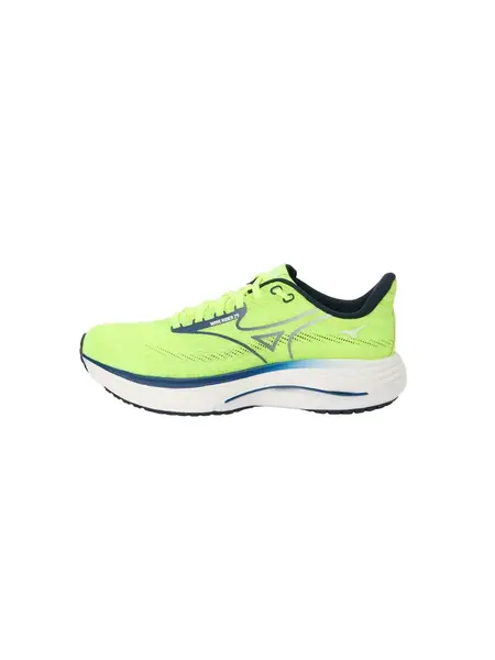 MIZUNO Bežecká obuv 'WAVE RIDER'  tmavomodrá / limetková / biela