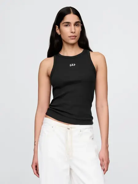 GAP Dámské Žebrovaný top s logem Americana 729562-01 Velikost: XS