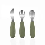 Zopa Silikonový dětský příbor, Forest Green 1