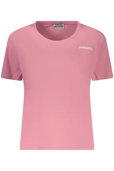 Růžové triko s krátkým rukávem