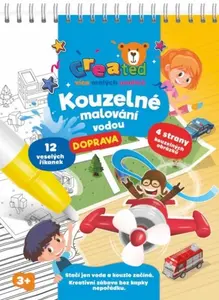 Kouzelné malování vodou Doprava/blok s tužkou 4 listy