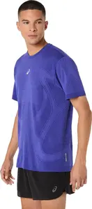 ASICS Funkčné tričko 'Road'  modrofialová