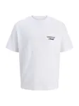JACK & JONES Tričko 'JORNorrebro'  čierna / biela