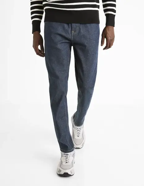Slim fit pre mužov Celio - tmavomodrá