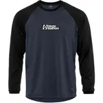 Horsefeathers SPIKE LS Pánský cyklistický dres, tmavě modrá, velikost