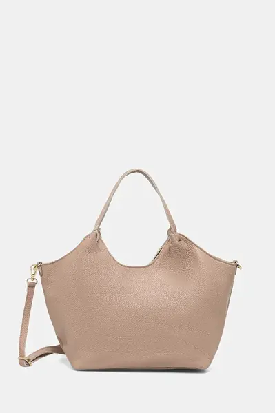 Kožená kabelka Answear.LAB růžová barva