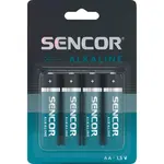 Sencor SBA LR6 4BP AA ALK Alkalické baterie, modrá, velikost