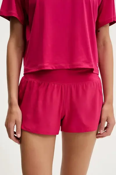 Tréninkové šortky Under Armour Launch Pro 3 dámské, růžová barva, high waist, 1386331