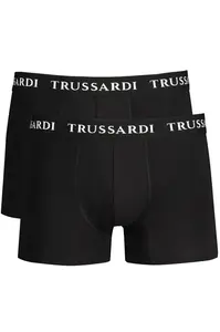 TRUSSARDI MEN'S BLACK BOXER