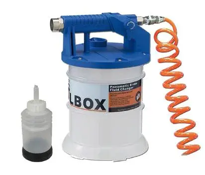 OLBOX Pneumatická sada pro výměnu brzdové kapaliny, objem 2 l - OB-702A