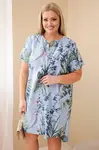 Kesi plus-size šaty s krátkymi rukávmi
