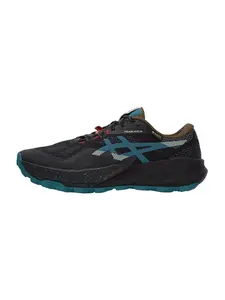 ASICS Bežecká obuv 'TRABUCO 14'  modrozelená / čierna / biela