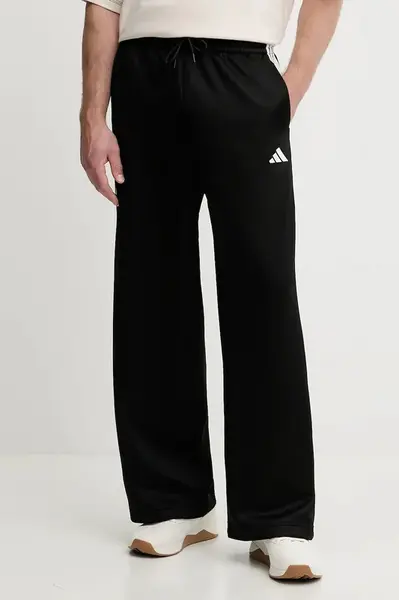 Tepláky adidas Stadium pánské, černá barva, s aplikací, JL6995