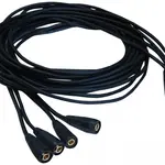 Rozdělovací kabely, 2-4 vývodový, průměr 10 mm, různá délka - Dawell Délka: 4 m, Varianta: 4 vývodový