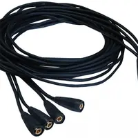 Rozdělovací kabel, 2 vývodový, délka 1 m - Dawell Délka: 4 m, Varianta: 4 vývodový