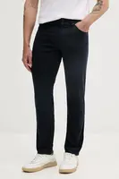 Kalhoty BOSS pánské, tmavomodrá barva, jednoduché, 50538370