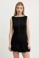 Top Abercrombie & Fitch černá barva, KI139-5175